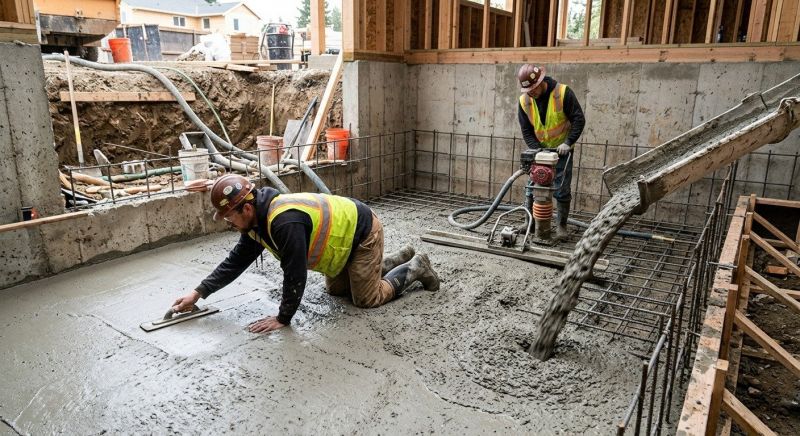 Basement Concrete Installation in Chapel Hill, TN