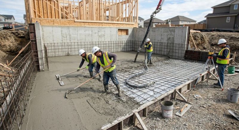 Basement Concrete Installation in Franklin, TN
