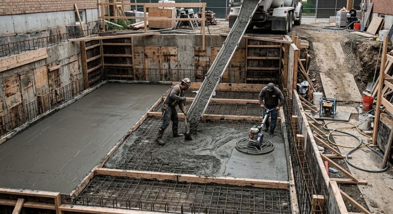 Basement Concrete Installation in Murfreesboro, TN