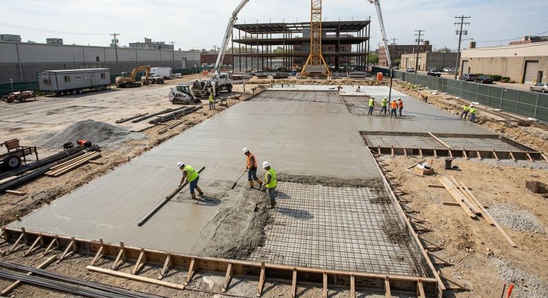 Commercial Slab Construction in Christiana, TN