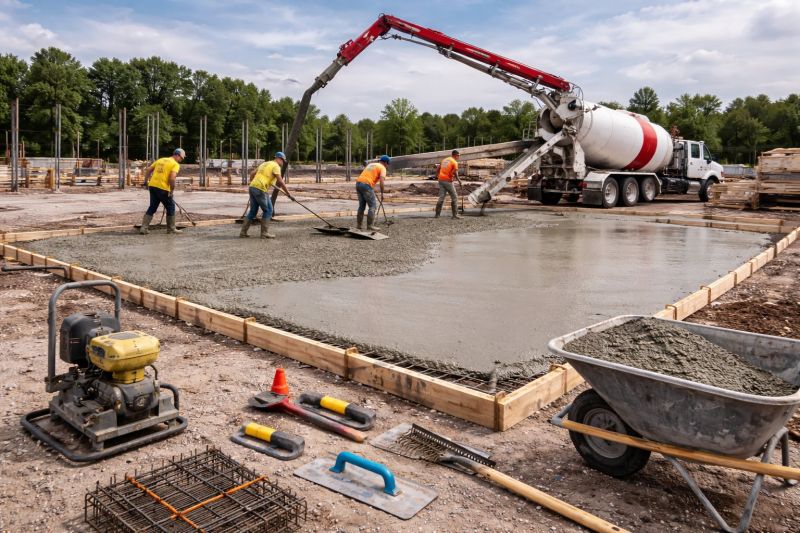 Commercial Slab Construction in La Vergne, TN