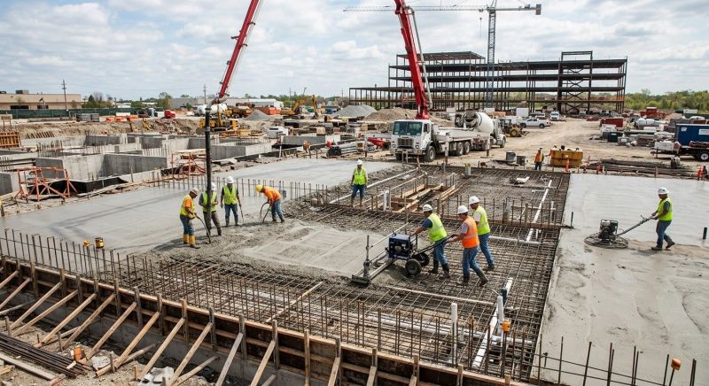 Commercial Slab Construction in Smyrna, TN