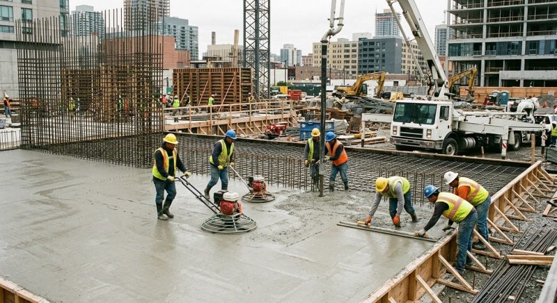 Commercial Slab Construction in Madison, TN