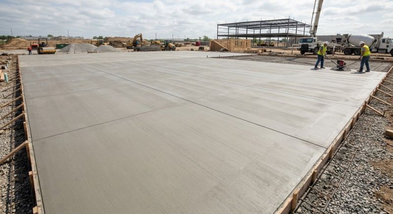 Commercial Slab Installation in Hermitage, TN