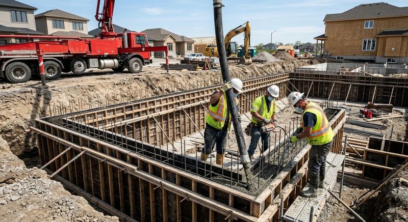 Foundation Wall Pouring in Wilson County, TN
